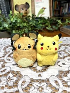 포켓몬 봉제인형 데덴네 & 피카츄('97 BANDAI)