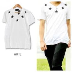 スタープリントTシャツ メンズ ビター系 送料無料のサムネイル