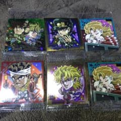 ジョジョの奇妙な冒険 シール 6枚セットのサムネイル