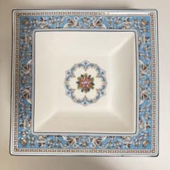 WEDGWOOD フロレンティーンターコイズ スクエアプレート 四角 18cm