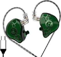 ND VENUS有線イヤホンTYPE C No MIC （GREEN）のサムネイル