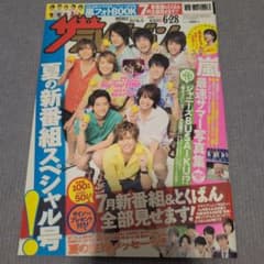 週刊ザテレビジョン 2013年6月28日号 嵐 表紙 雑誌のサムネイル