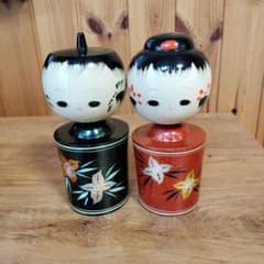 創作こけし 2体セット 伝統工芸品 - メルカリ