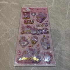 【新品未使用】ハローキティ キラキラカプセルシールのサムネイル