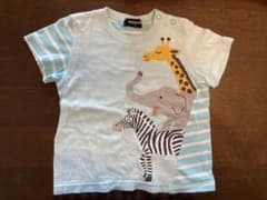 クレードスコープ　動物柄　Tシャツ　90cmのサムネイル