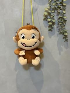 おさるのジョージ ぬいぐるみ がま口 ポシェットのサムネイル