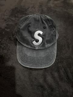 SUPREME Sロゴ ブラックキャップ　デニムのサムネイル