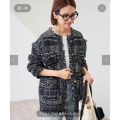 framework ツイードライクニットジャケットのサムネイル