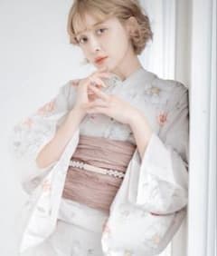 DITA 浴衣セット ゆかた しわへこ帯 下駄のサムネイル