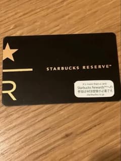 STARBUCKS RESERVE スターバックス リザーブ カードのサムネイル