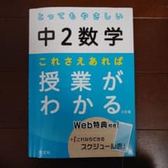 とってもやさしい中2数学 これさえあれば授業がわかるのサムネイル