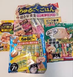 いなば ちゅ〜る 総合栄養食 ビーフミックス  ちゅるビ〜ごはん などのサムネイル