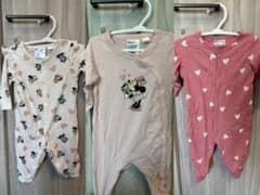 H&M ベビー ロンパース 3枚セットのサムネイル