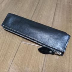 ラダイト　ludditeレザー ペンケース ブラックのサムネイル