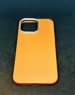 iPhone 14 Pro Max レザー調保護ケース オレンジのサムネイル