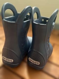 Crocs レインブーツ ネイビー C6 14cmのサムネイル