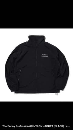 Ennoy スタイリスト私物　NYLON Jacket 黒のサムネイル