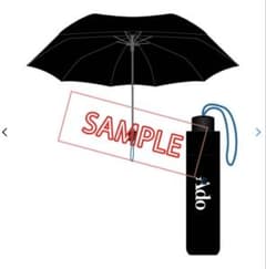 Ado 人目を避ける口実に 傘 モナリザの横顔 折りたたみ傘 通販限定 Ado 人目を避ける口実に 傘 晴雨兼用 日傘 雨傘 黒 バラ柄 - メルカリ