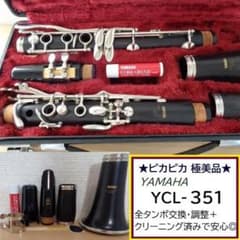 極美品☆ヤマハクラリネット YCL-351☆安心のクリーニング・全タンポ