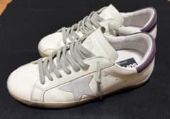 再値下げ Golden Goose スーパースター 42 ホワイト/パープル - メルカリ