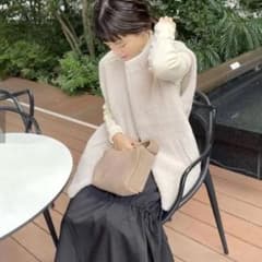 【kastane】フェイクレザーボアベストのサムネイル