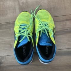 ASICS LAZERBEAM スニーカー イエロー ブルーのサムネイル