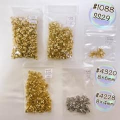 ⑩【16,000相当】貴和クリスタル　石座　SS29/#4320/#4228 ⑩【16,000相当】貴和クリスタル 石座 SS29/#4320/#4228 - メルカリ