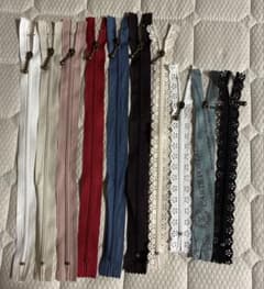 玉付きファスナー まとめ売り 10本セットのサムネイル