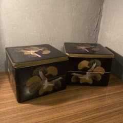 時代物 蒔絵 二段重箱 骨董品 大正 昭和初期 木製 インテリア 収納