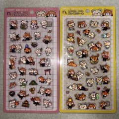 nissen しろたさんとれさ丸 ぷっくりシール 2枚セットのサムネイル