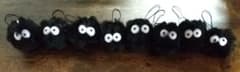 Studio Ghibli My Neighbor Totoro Soot Sprite First Strap (Set of 8)