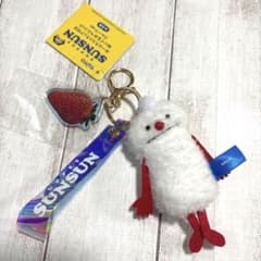 パペットスンスン オーロラストラップ付きぬいぐるみマスコット フルーツver.
