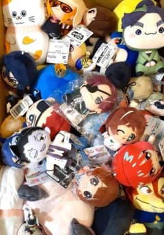 ちびぐるみ&ぬいぐるみ&マスコット等、アニメグッズまとめ売り希少50点以上