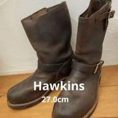 ほぼ新品【ホーキンス】エンジニアブーツ/25.5/ワークブーツ 40016 希少 GT.HAWKINS ホーキンス エンジニアブーツ サイズ5 約23.5センチ