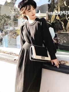 ロングワンピース　BLACKのサムネイル