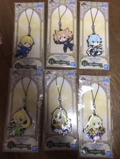 SAO 一番くじ　ラバスト　6種セットのサムネイル