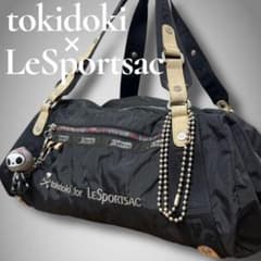 ✨✨未使用品級✨✨Tokidoki for LeSportsac ミニボストン Tokidoki Mini Handbag Lesportsac Box Black Green Pocket pouch bag