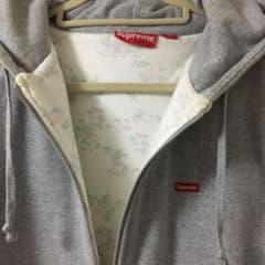 supreme small box logo パーカー L グレーのサムネイル
