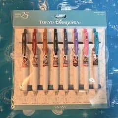 ディズニーシー 25周年 ボールペン 8本セット - メルカリ