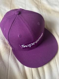 supreme neweraキャップ 7 3/8 パープルのサムネイル