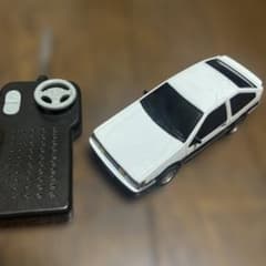 ラジコンカー レビン86フルエアロＬＥＶＩＮ白黒ツートンカラージャンク動作動かずのサムネイル