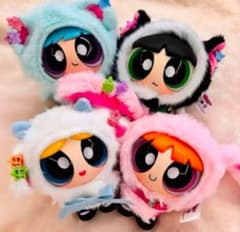 파워 퍼프 걸즈 Animal Cape 인형 세트