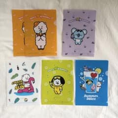 BT21 미니 클리어 파일 6장 세트