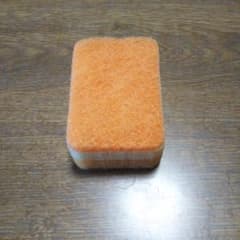 3層構造 キッチン用スポンジ オレンジのサムネイル