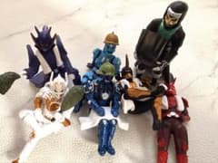 仮面ライダー電王 イマジン フィギュア 7体まとめ売り　イマジンサウナのサムネイル