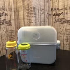 電子レンジ除菌&保管ケース、哺乳瓶セットのサムネイル