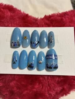 だにょ様専用ページパペットスンスン✖️さくらんぼネイルチップセットのサムネイル