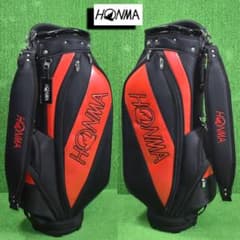 HONMA GOLF/ホンマ スリム キャディバッグ8.5型【黒/赤】新品！ HONMA GOLF/ホンマ スリム キャディバッグ8.5型【黒/赤】新品！ - メルカリ