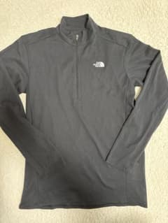 THE NORTH FACE 長袖 ハーフジップ メッシュ M 黒のサムネイル