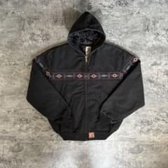 Carhartt AztecかーハートアクティブジャケットJ78BLK - メルカリ